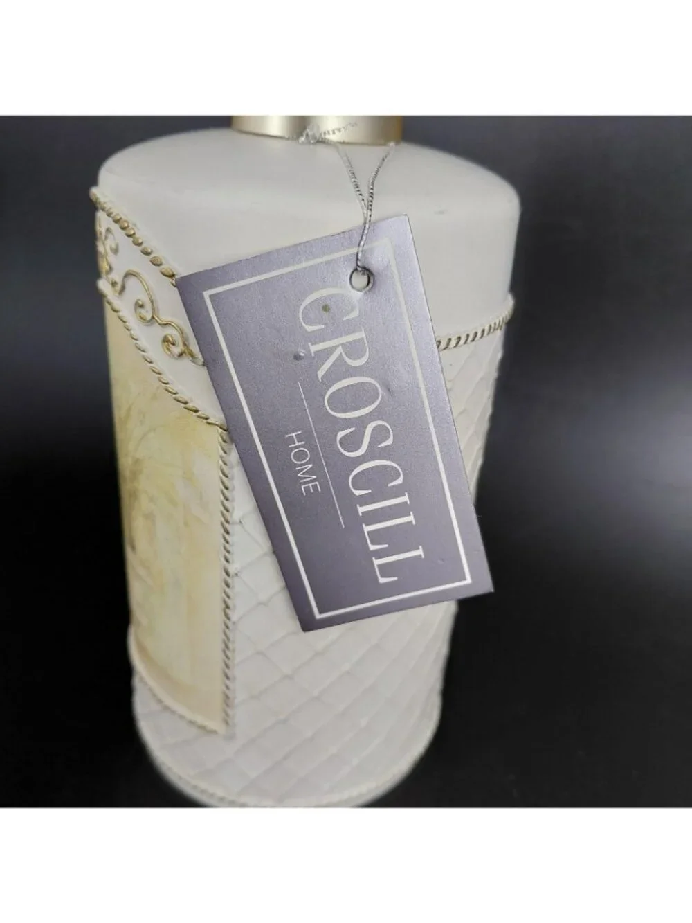 Croscill Fresco Grasses Lotion Soap Dispenser Resin Hand Painted Cream Bath
